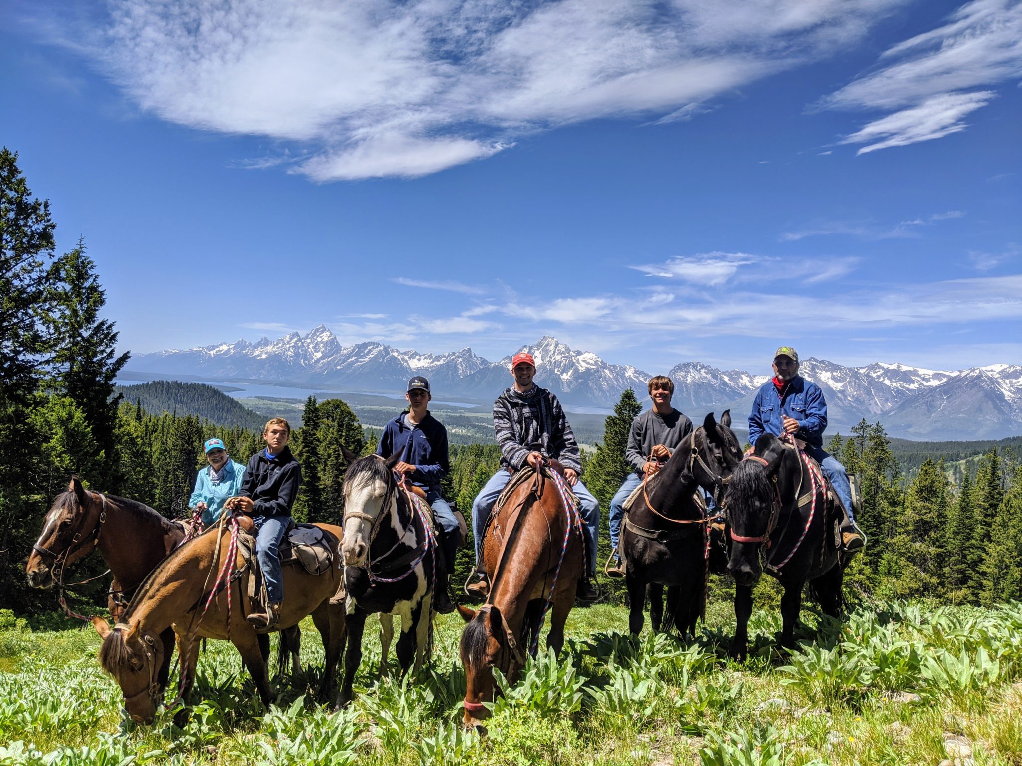 Horseback Riding in the Grand Tetons Teton Horseback Adv.